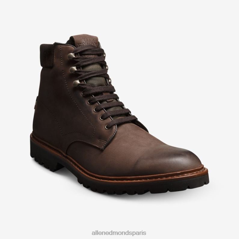 Allen Edmonds Hommes higgins moulin botte barbour J248F76 brun