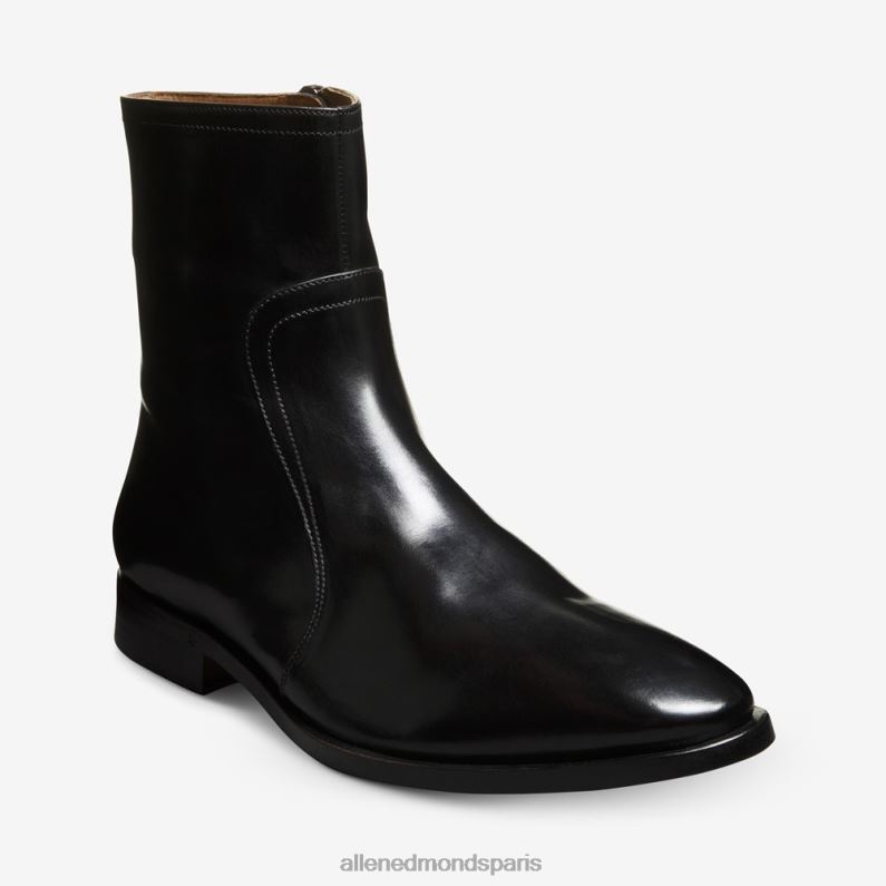 Allen Edmonds Hommes botte zippée siena J248F149 noir