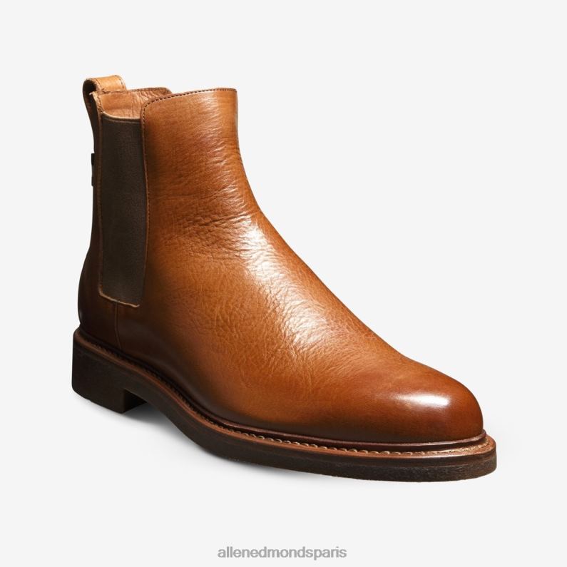 Allen Edmonds Hommes botte chelsea denali J248F362 cuir cognac