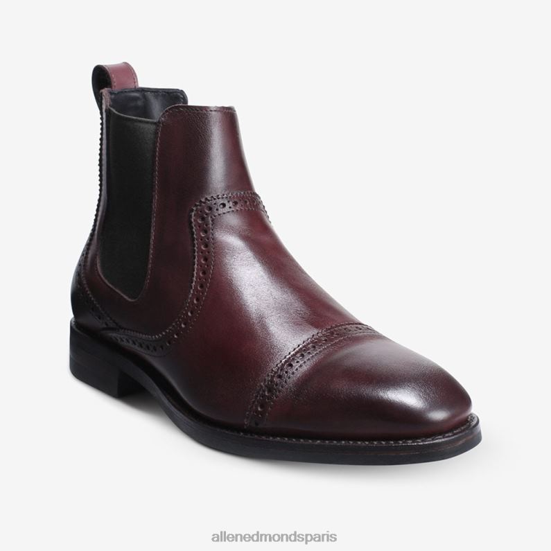 Allen Edmonds Hommes botte chelsea lombarde J248F475 merlot