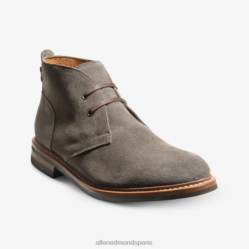 Allen Edmonds Hommes botte chukka chandler J248F379 suède piombo