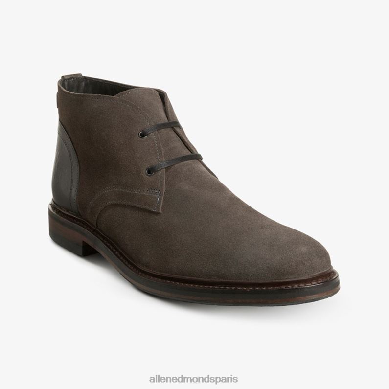 Allen Edmonds Hommes botte chukka cyrus J248F492 daim gris