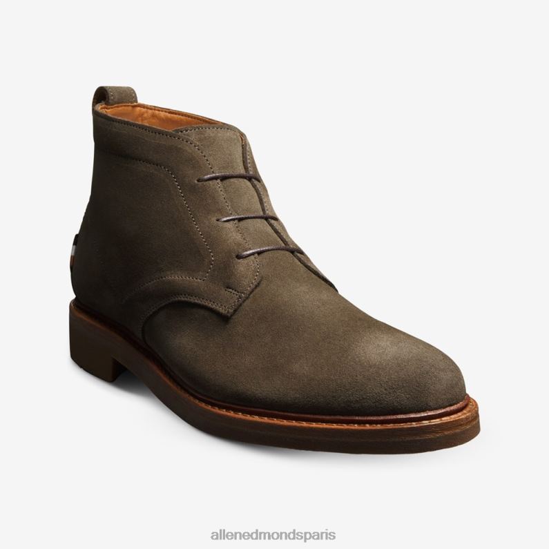 Allen Edmonds Hommes botte chukka denali J248F485 suède loden