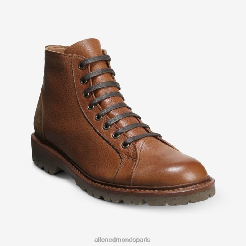 Allen Edmonds Hommes botte découverte à lacets J248F123 Cognac