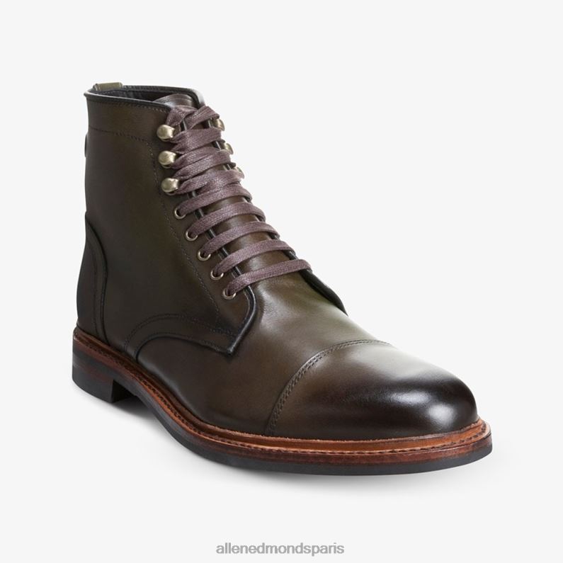 Allen Edmonds Hommes botte landon à bout droit J248F133 olive