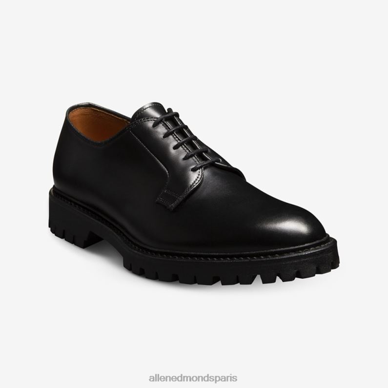 Allen Edmonds Hommes derby à crampons lennon J248F447 Cuir noir